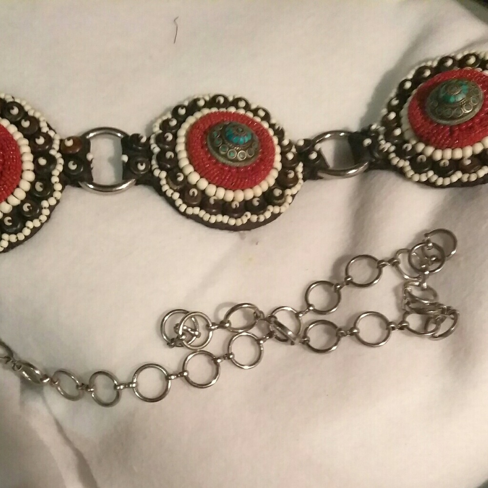 Vintage Chicos handcrafted Indonesian nelt